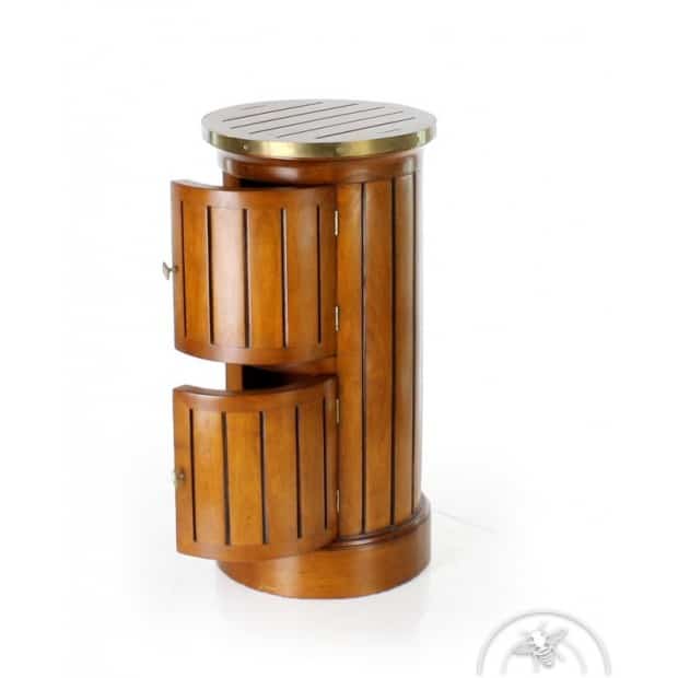 Bout de canapé forme piédestal