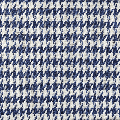 Tissu pied de poule bleu et blanc - Bristol Tissu pied de poule bleu et blanc - Bristol