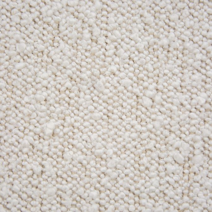 Tissu bouclé blanc - Ascot