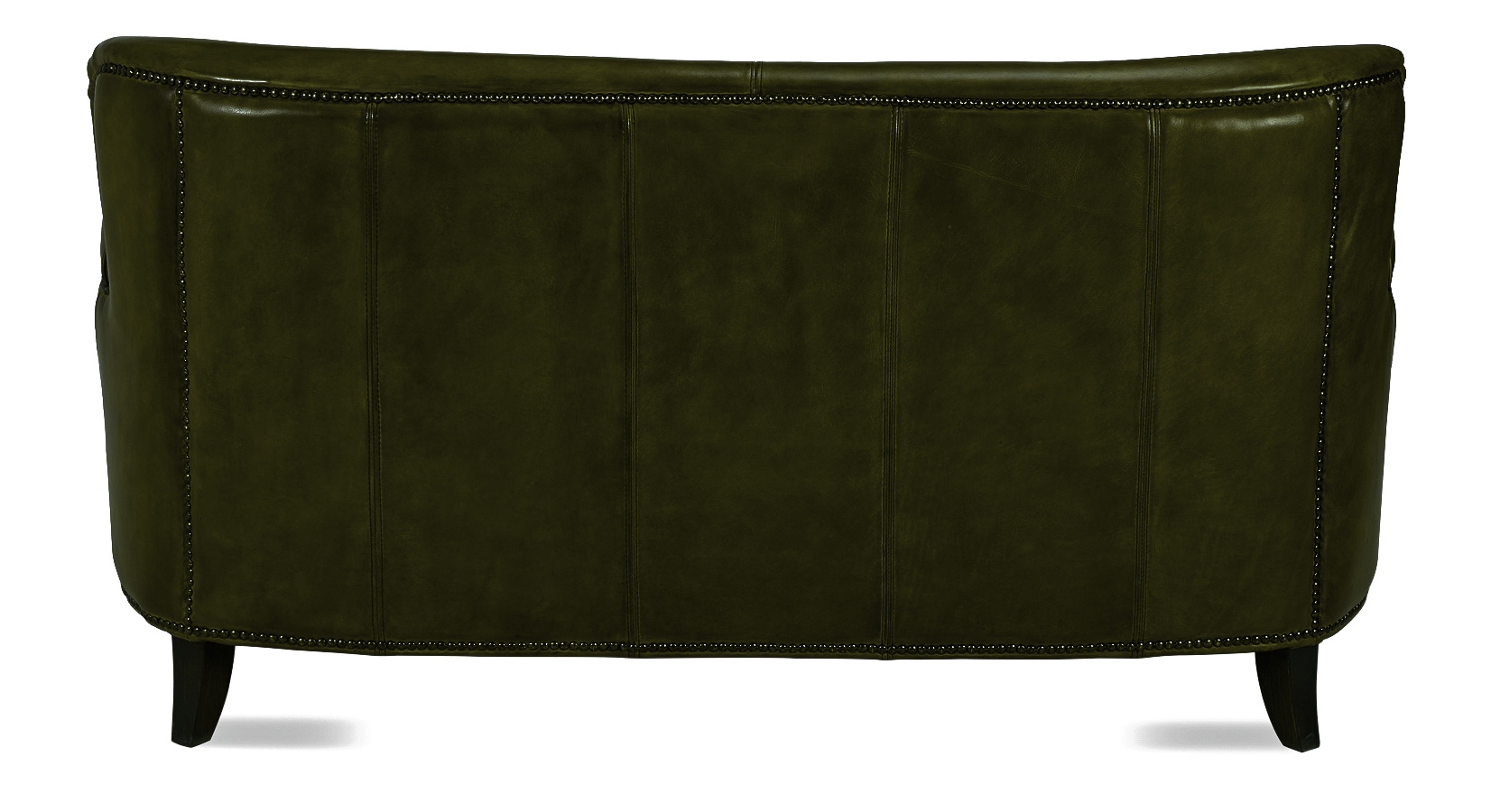 Lot De 2 Plateaux En Cuir Interlude – Vert Olive, Neufs, Service Rectangulaire