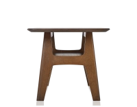 Table basse rectangulaire en chêne teinte marron foncé 100x50 cm 100x50 cm Table basse rectangulaire en chêne teinte marron foncé 100x50 cm 100x50 cm