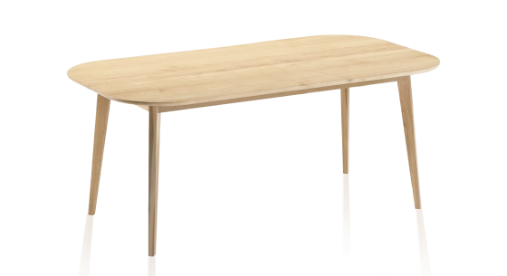 Table extensible en chêne 6 à 10 personnes avec plateau et allonges bois teinte naturelle 140x90 cm