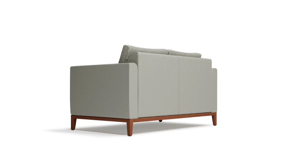 Canapé design 2 places cuir gris perle Canapé design 2 places cuir gris perle
