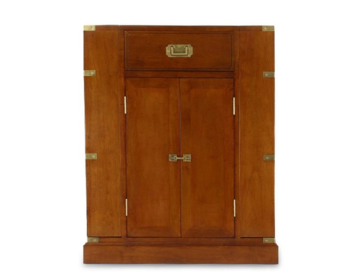 Meuble de bar marine bois teinte merisier Meuble de bar marine bois teinte merisier