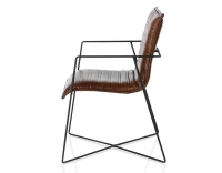 Fauteuil de bureau cuir marron vintage Fauteuil de bureau cuir marron vintage