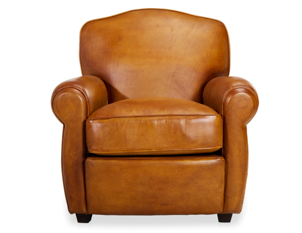 Fauteuil club cuir cognac Fauteuil club cuir cognac