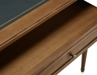 Bureau ancien style Louis XVI plateau cuir vert L80 cm Bureau ancien style Louis XVI plateau cuir vert L80 cm