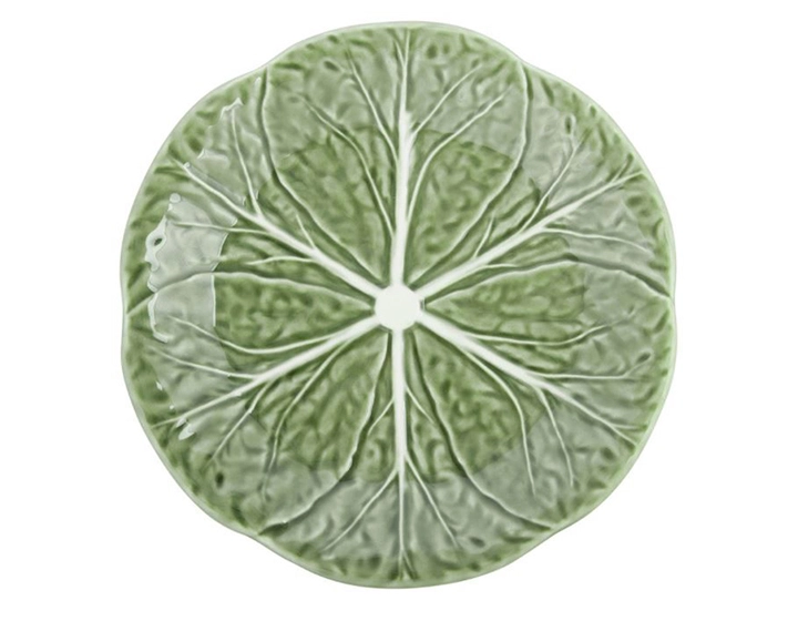 Assiettes à dessert 19cm faïence verte lot de 2 Assiettes à dessert 19cm faïence verte lot de 2