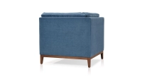 Module d'angle tissu bleu jean Module d'angle tissu bleu jean