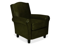 Fauteuil club cuir vert olive Fauteuil club cuir vert olive