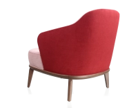 Fauteuil design tissu vieux rose et bordeaux 210x90 cm Fauteuil design tissu vieux rose et bordeaux 210x90 cm
