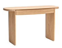 Bureau design en chêne teinte naturelle L120xP40 cm