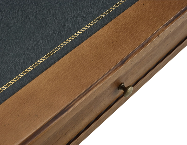 Bureau ancien style Louis XVI plateau cuir vert L80 cm Bureau ancien style Louis XVI plateau cuir vert L80 cm