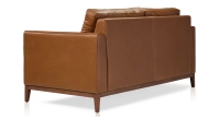 Canapé design 2,5 places cuir noisette Canapé design 2,5 places cuir noisette