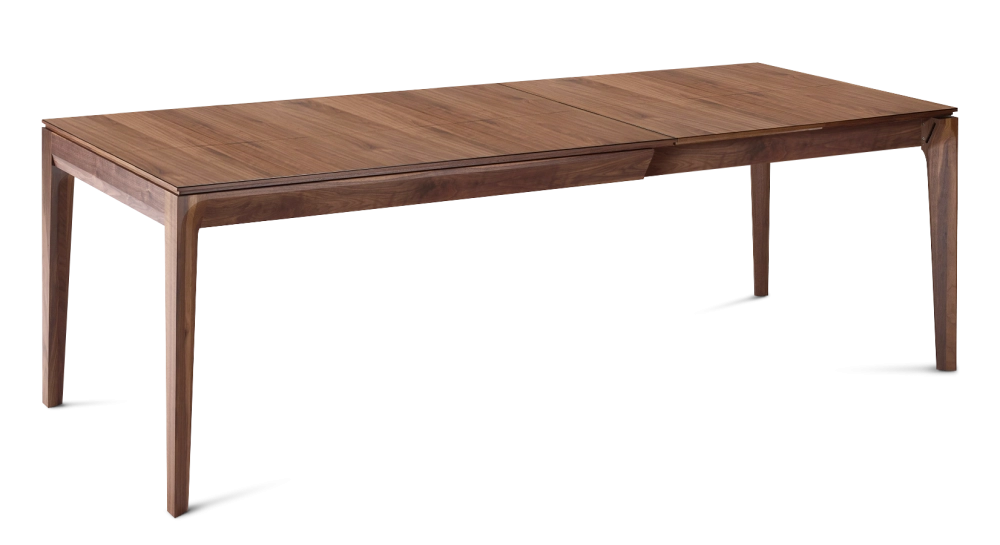 Table extensible en noyer 6 à 10 personnes avec plateau et allonges bois teinte naturelle 140x90 cm Table extensible en noyer 6 à 10 personnes avec plateau et allonges bois teinte naturelle 140x90 cm