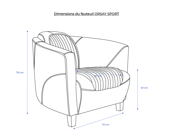 Leather club armchair blue Leather club armchair blue