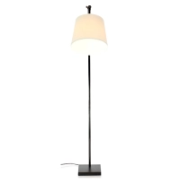 Lampadaire salon articulé noir abat jour ivoire Lampadaire salon articulé noir abat jour ivoire