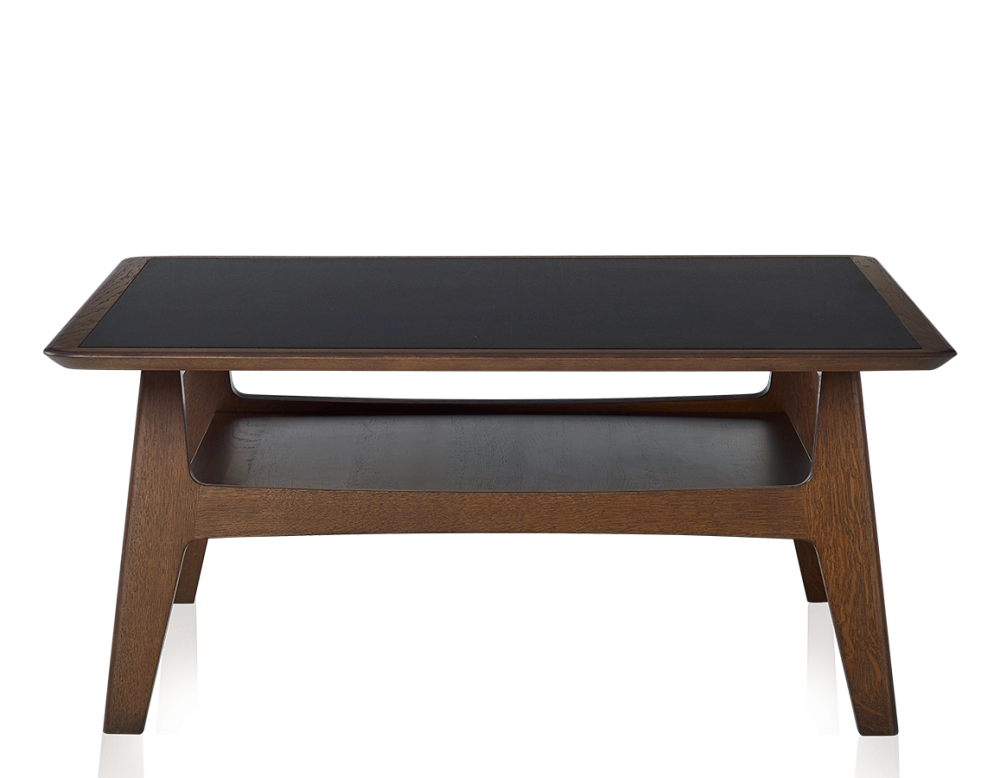 Table basse carrée en chêne et céramique avec bois teinte marron foncé plateau céramique noir unie 100x100 cm Table basse carrée en chêne et céramique avec bois teinte marron foncé plateau céramique noir unie 100x100 cm