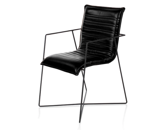 Fauteuil de bureau cuir noir