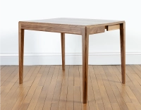 Console pliante en noyer teinte naturelle 100x40 cm Console pliante en noyer teinte naturelle 100x40 cm