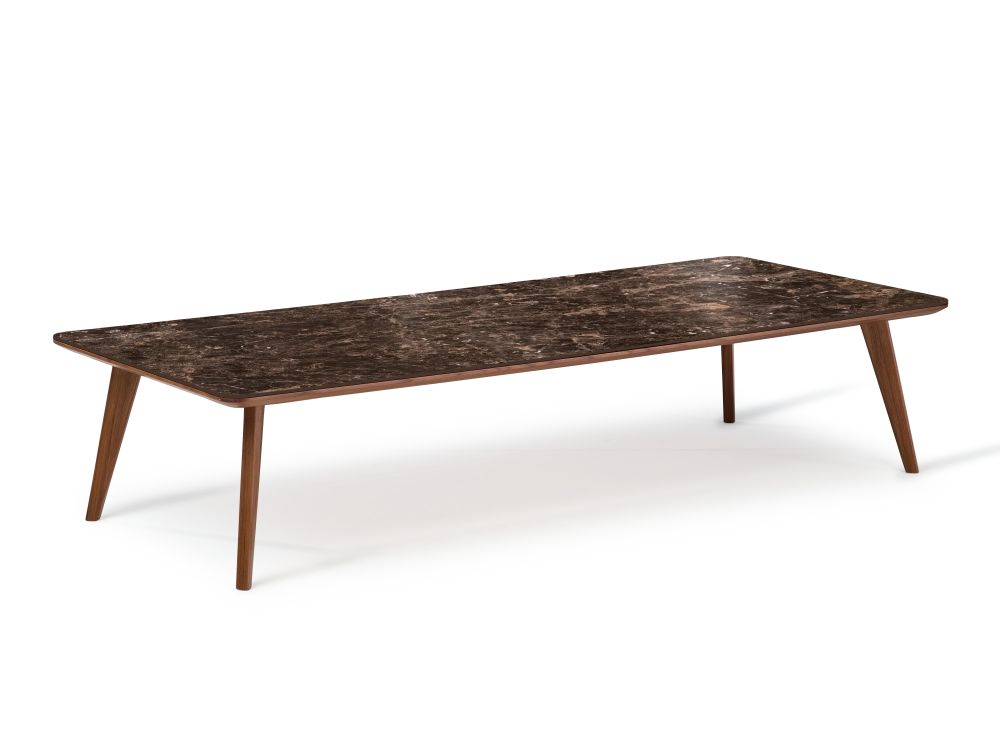 Table basse rectangulaire F7 en noyer et céramique bois teinte naturelle et céramique effet marbre brun 120x80x30 cm Table basse rectangulaire F7 en noyer et céramique bois teinte naturelle et céramique effet marbre brun 120x80x30 cm