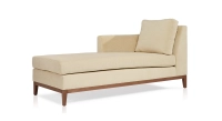 Méridienne gauche tissu crème Méridienne gauche tissu crème