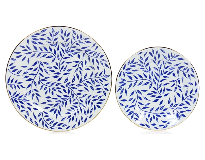 Limoges porcelain flat plate set of 6 Limoges porcelain flat plate set of 6