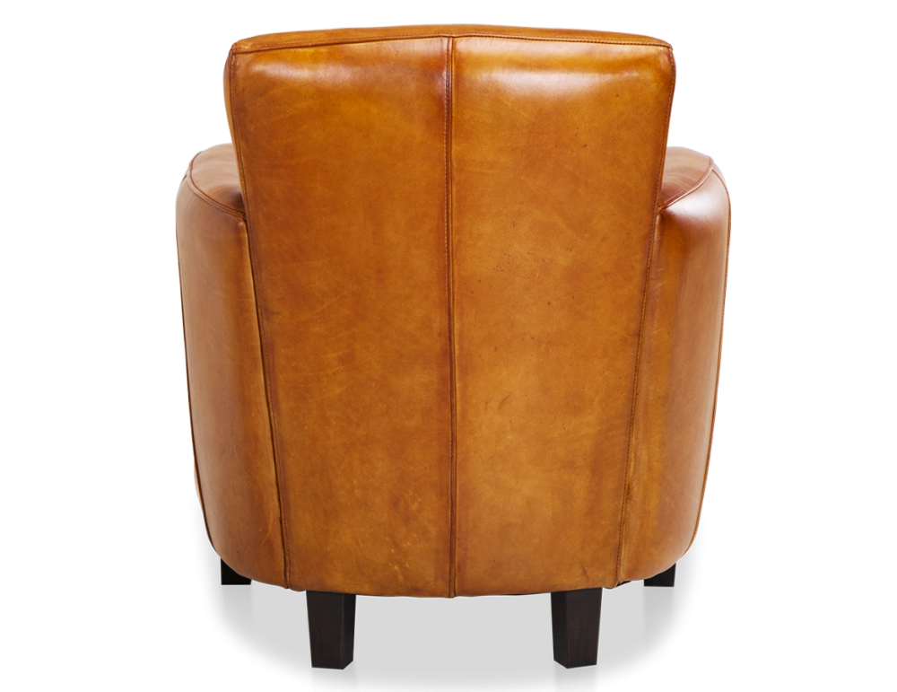 Fauteuil club cuir cognac Fauteuil club cuir cognac