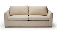 Canapé convertible 3 places tissus chiné beige Canapé convertible 3 places tissus chiné beige