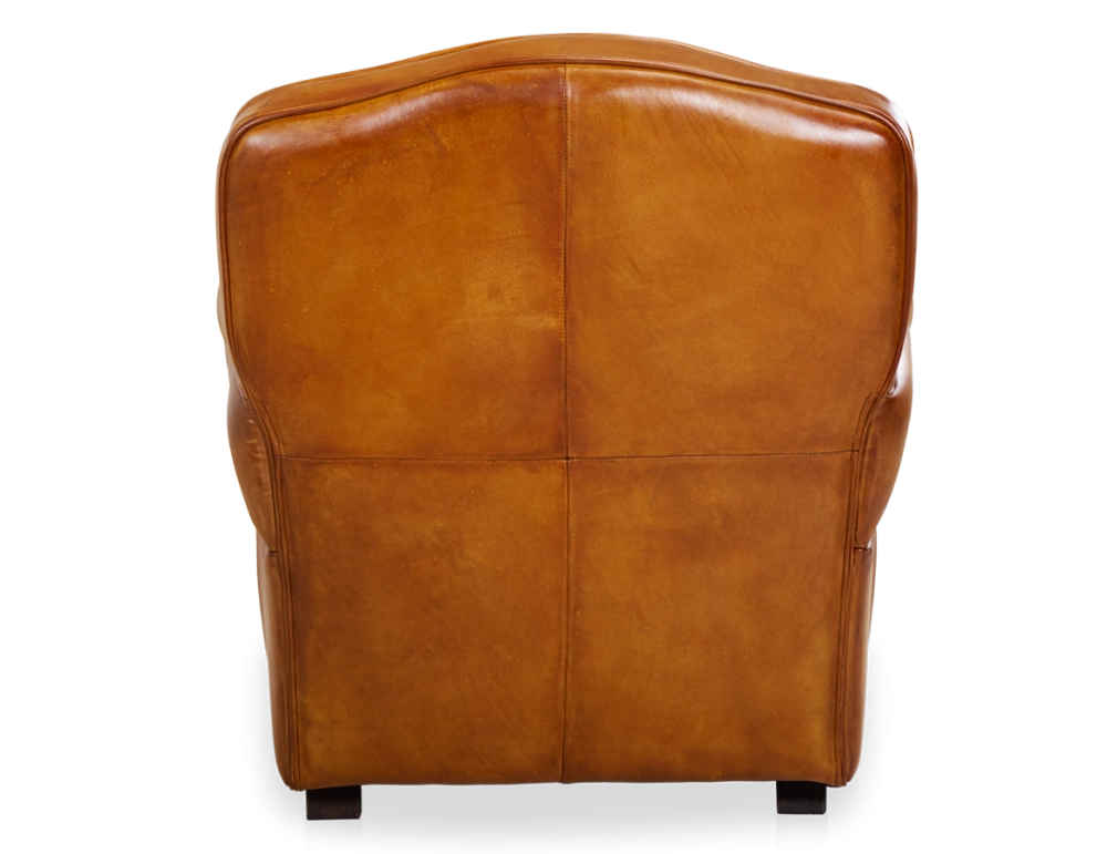 Fauteuil club cuir cognac Fauteuil club cuir cognac