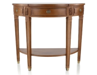 Console ancienne demi lune style directoire bois teinte ancienne Console ancienne demi lune style directoire bois teinte ancienne