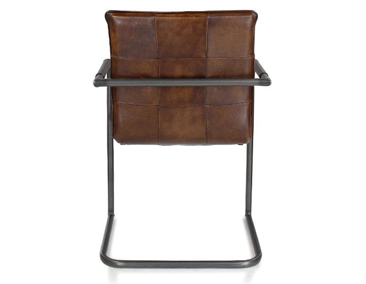 Fauteuil de bureau cuir marron soutenu Fauteuil de bureau cuir marron soutenu