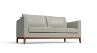 2.5-seater sofa design pearl grey leather 2.5-seater sofa design pearl grey leather