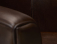 Fauteuil club cuir marron soutenu Fauteuil club cuir marron soutenu