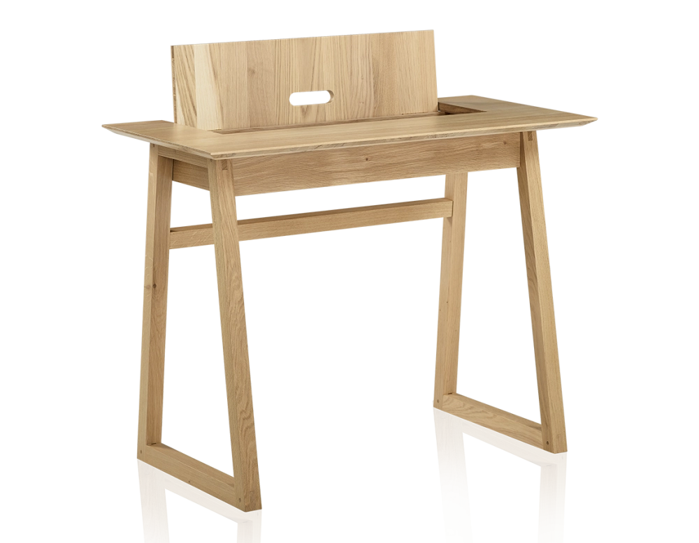 Bureau design en chêne teinte naturelle l150 cm Bureau design en chêne teinte naturelle l150 cm