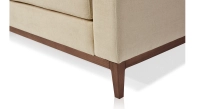 Canapé d'angle méridienne gauche 4 places tissu crème (MG - 2D) Canapé d'angle méridienne gauche 4 places tissu crème (MG - 2D)