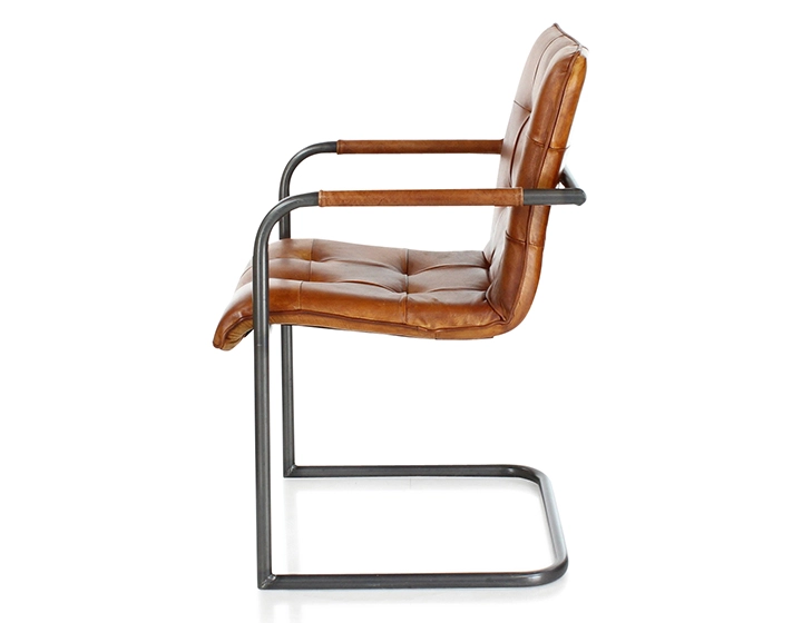 Fauteuil de bureau cuir marron clair Fauteuil de bureau cuir marron clair