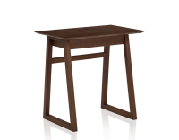 Bureau design en chêne teinte marron foncé l80 cm Bureau design en chêne teinte marron foncé l80 cm