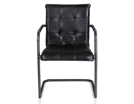 Fauteuil de bureau cuir noir