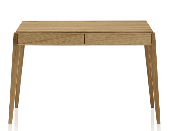 Bureau scandinave en chêne teinte naturelle L120 cm