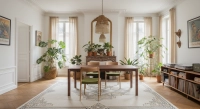 Table extensible 8 à 12 personnes en noyer allonges bois bois teinte naturelle 180x100 cm Table extensible 8 à 12 personnes en noyer allonges bois bois teinte naturelle 180x100 cm