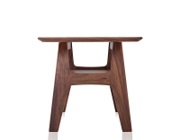 Rectangular walnut coffee table natural tint 100x50 cm 100x50 cm Rectangular walnut coffee table natural tint 100x50 cm 100x50 cm
