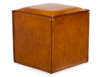 Pouf cuir cognac Pouf cuir cognac