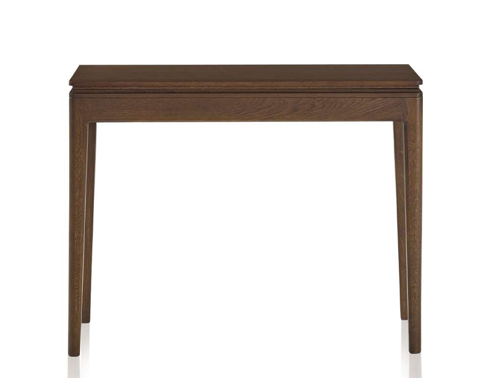 Console pliante en chêne teinte marron foncé 100x40 cm Console pliante en chêne teinte marron foncé 100x40 cm