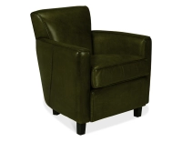 Fauteuil club cuir vert olive Fauteuil club cuir vert olive