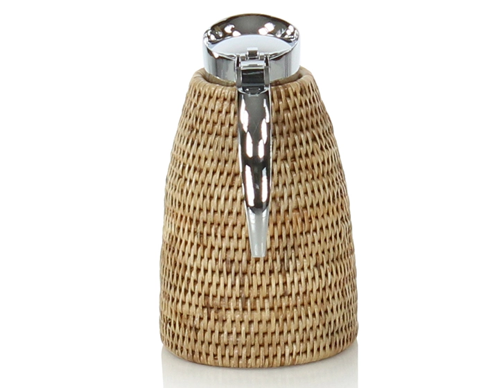 Thermos en rotin naturel 1 litre Thermos en rotin naturel 1 litre