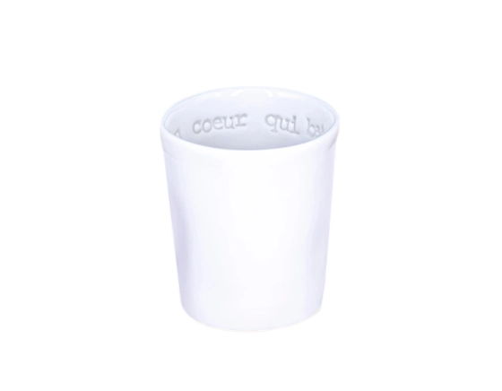 Tasse à café avec message
