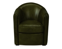 Fauteuil club cuir vert olive Fauteuil club cuir vert olive