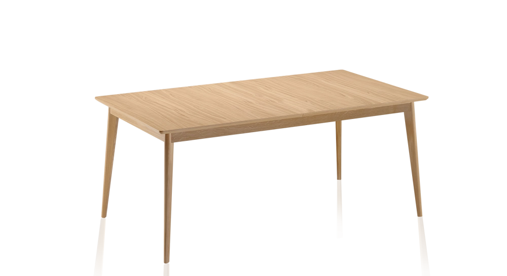 Table extensible en chêne 6 à 10 personnes avec plateau et allonges bois teinte naturelle 160x90 cm Table extensible en chêne 6 à 10 personnes avec plateau et allonges bois teinte naturelle 160x90 cm