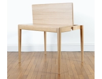 Console pliante en chêne teinte naturelle 100x40 cm Console pliante en chêne teinte naturelle 100x40 cm